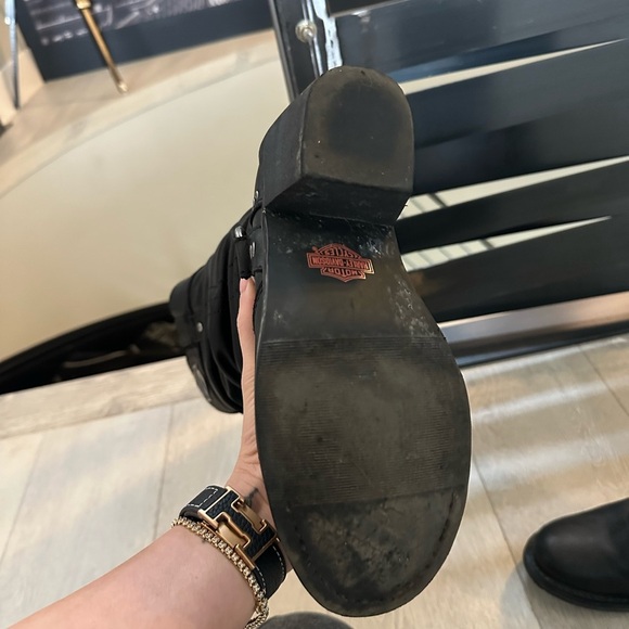 Harley-Davidson Black Riding Boots - Picture 8 of 9